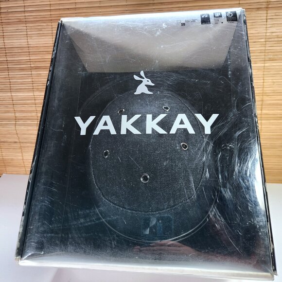 Yakkay Tokyo Black Denim Cover and Smart 1 Bicycle Helmet Size Small 51 - 54 cm - Picture 10 of 16